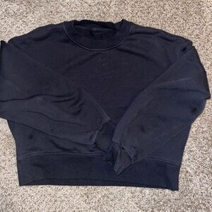 Perfectly oversized cropped crew